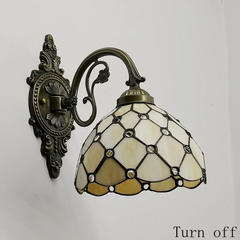 Boemio Tiffany Style Wall Lamp