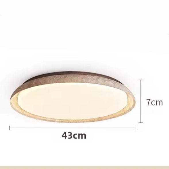 Melinas Travertine Stone Ceiling Light