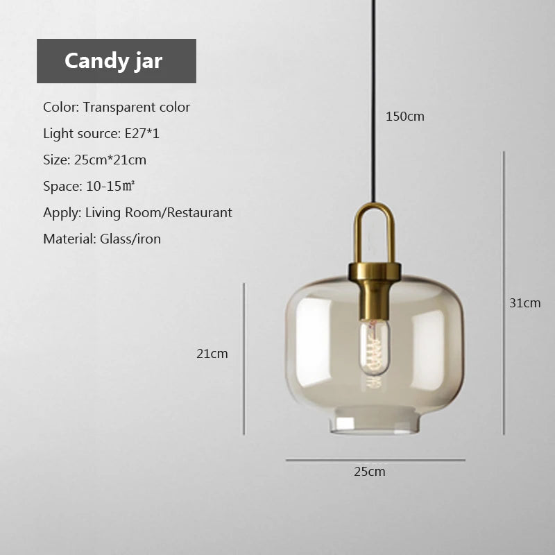 Martini Glass Pendant Light