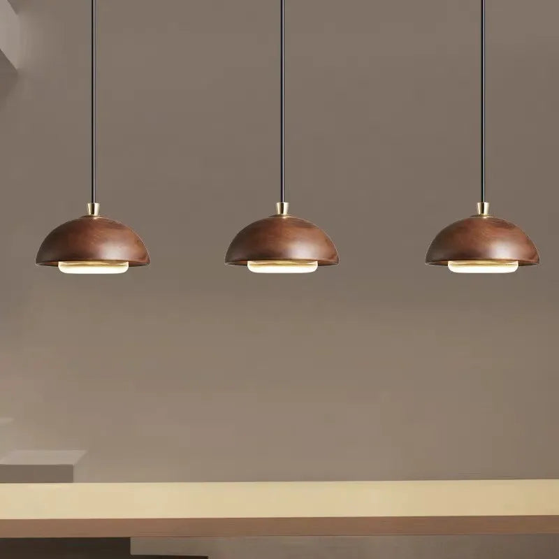 Orbe Wood Pendant Light