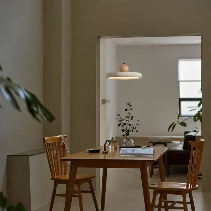 Prates Travertine Stone Pendant Light