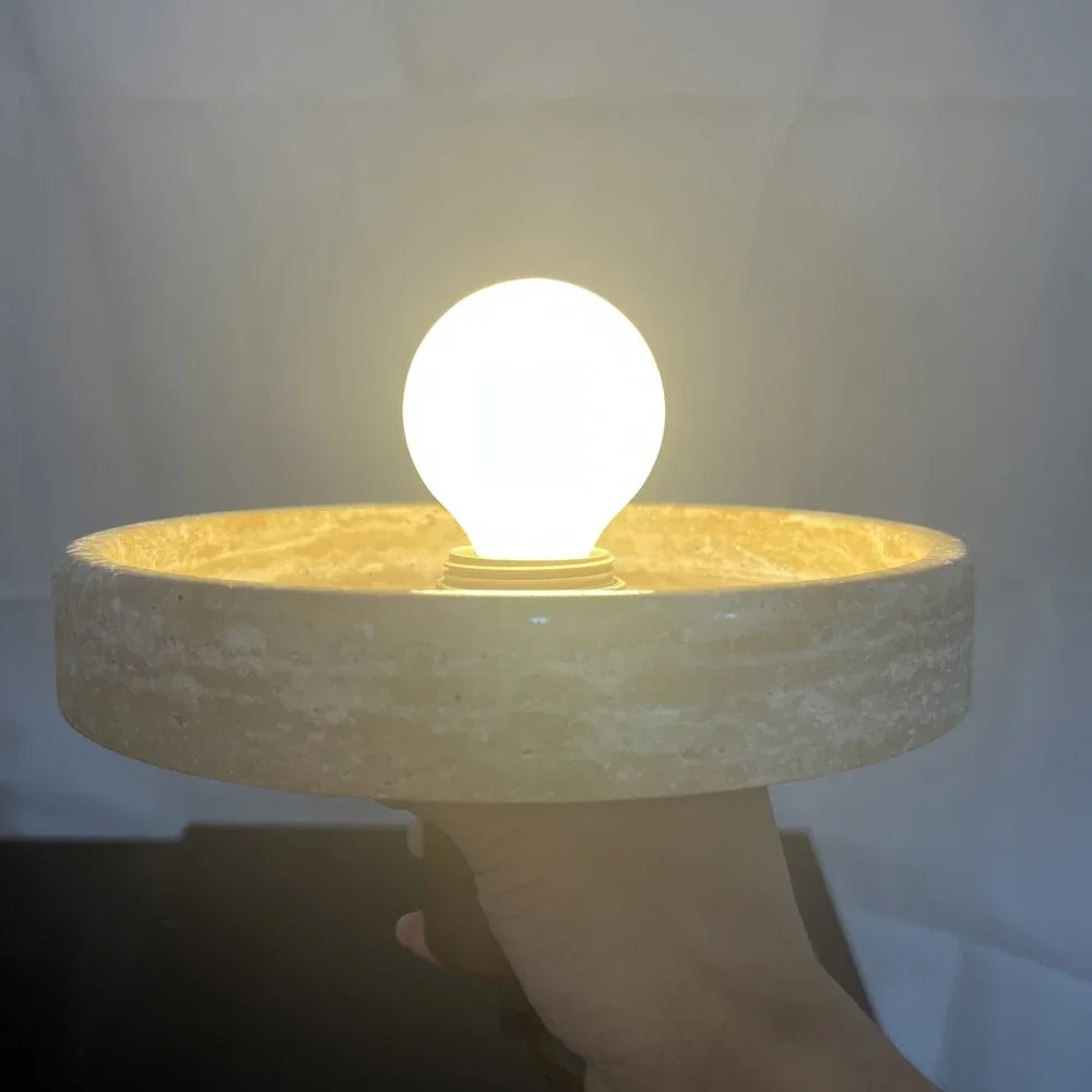 Elise Travertine Stone Pendant Light