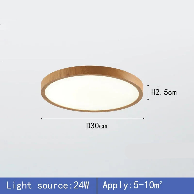 Bordini Wood Ceiling Light