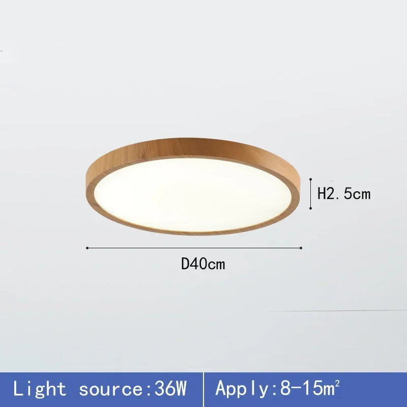 Bordini Wood Ceiling Light