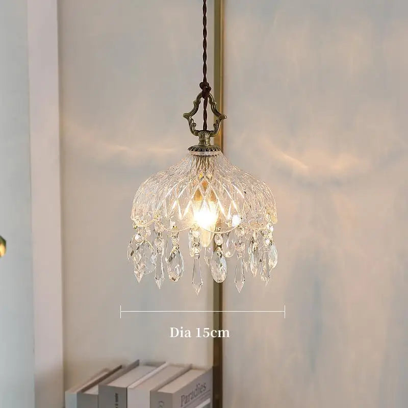 Vintage Crystal Pendant Light