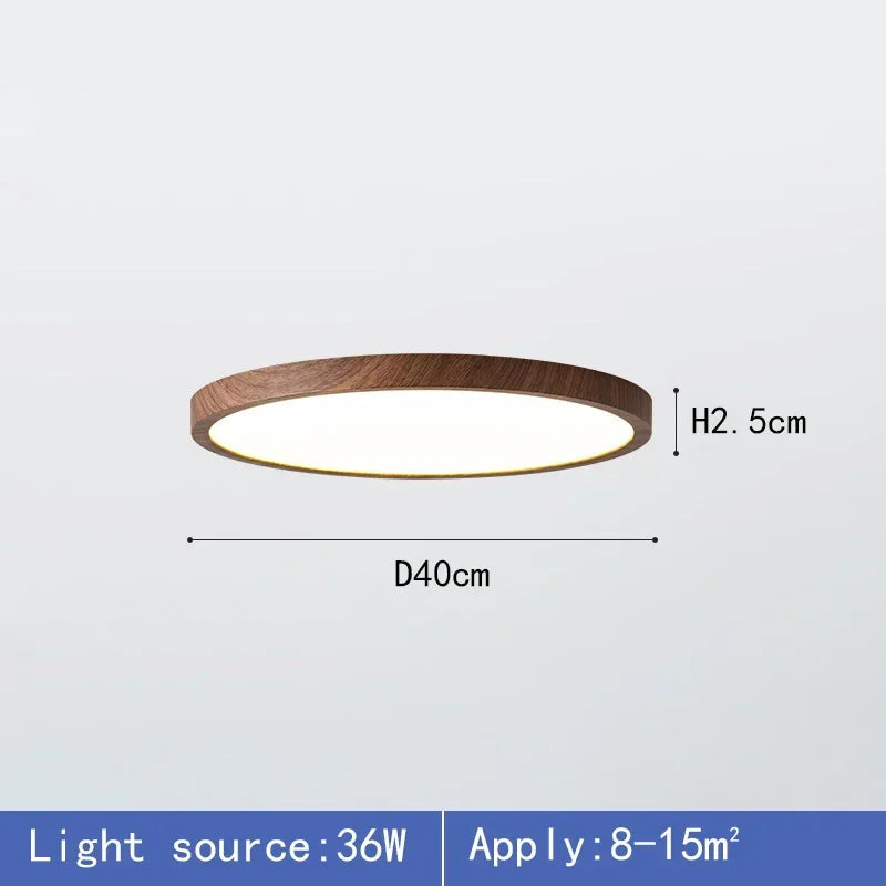 Bordini Wood Ceiling Light