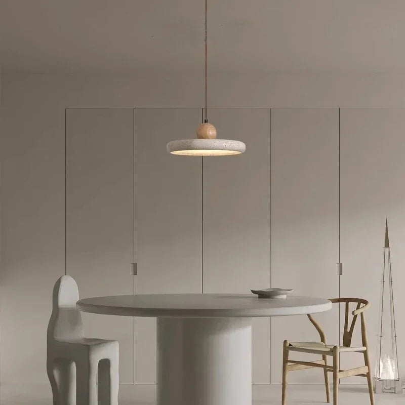 Prates Travertine Stone Pendant Light