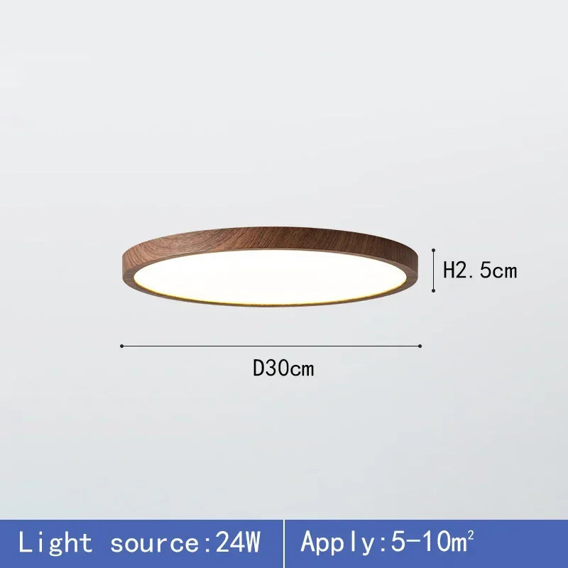 Bordini Wood Ceiling Light