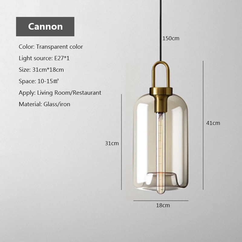 Martini Glass Pendant Light