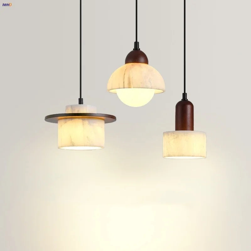 Translucent Onyx Stone Pendant Light