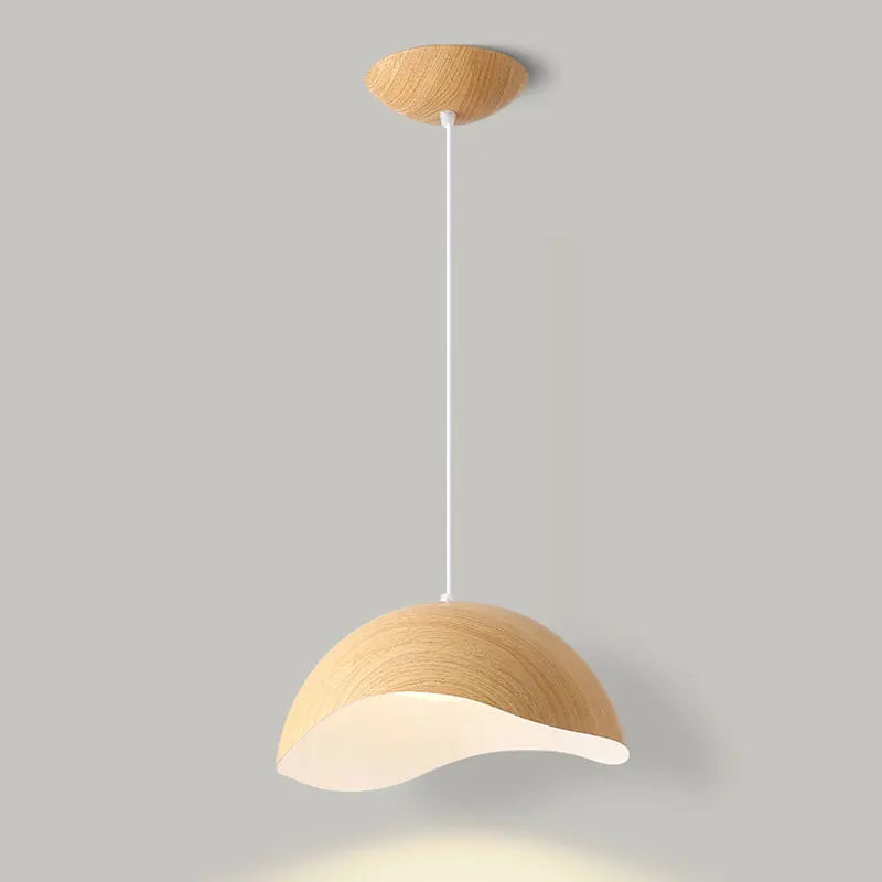 Bravon Wood Style Organic Pendant Light