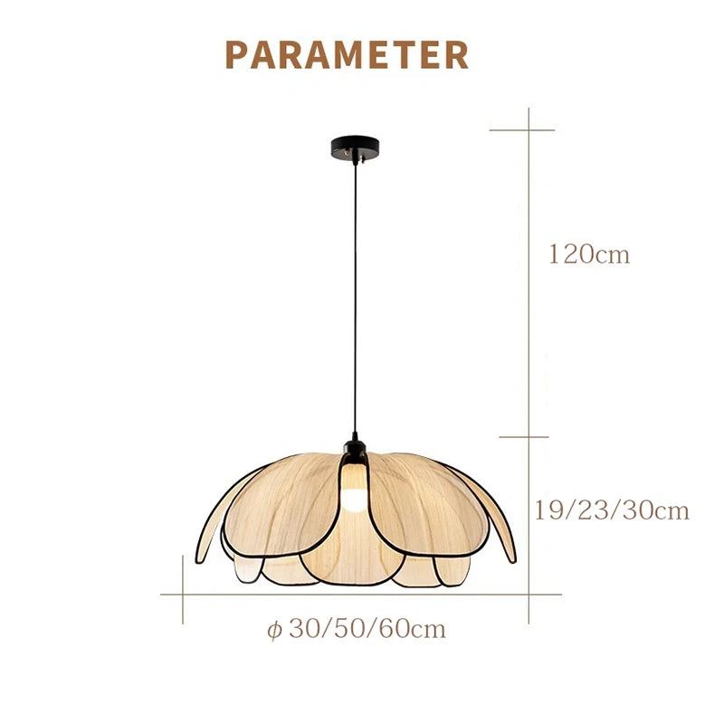 Nádia Lotus Flower Pendant Light