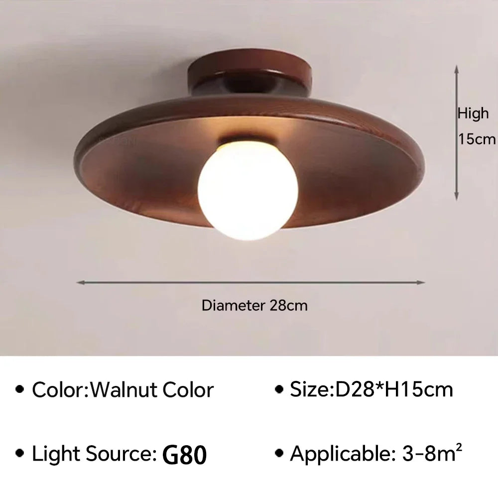 Savana Ceiling Light Wooden