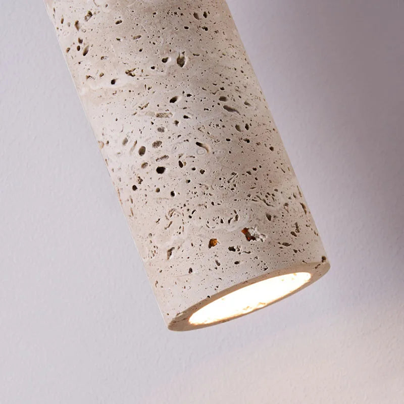 Thalia Travertine Stone Pendant Light