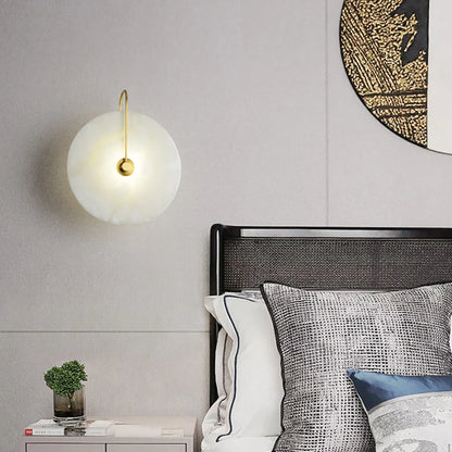 Petra Translucent Stone Wall Lamp Sconce