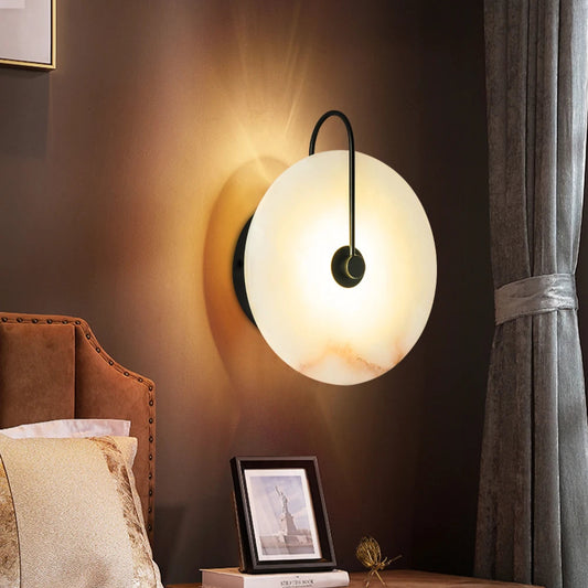Petra Translucent Stone Wall Lamp Sconce