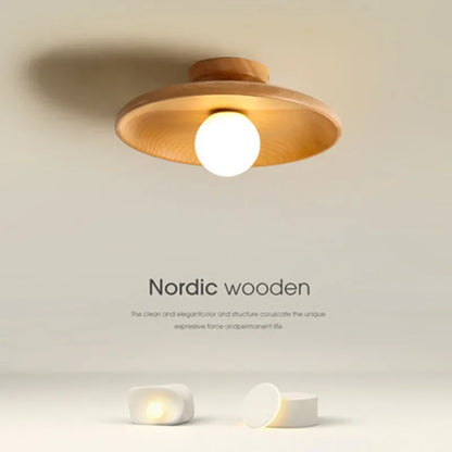 Savana Ceiling Light Wooden