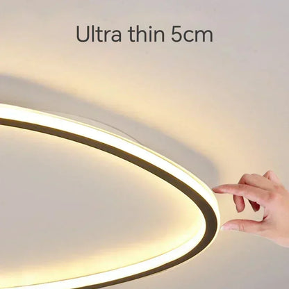 Slim Organic Style Ceiling Light