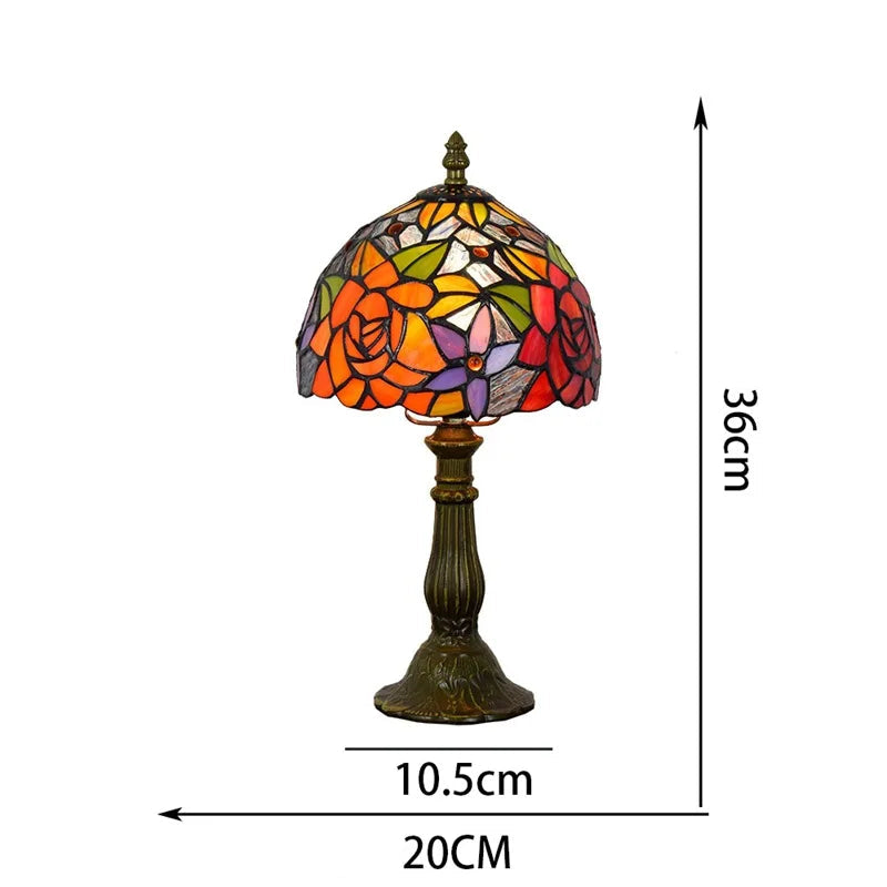 Tiffany Flowers Table Lamp