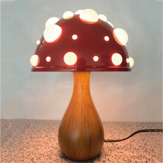 Amanita Mushroom Table Lamp