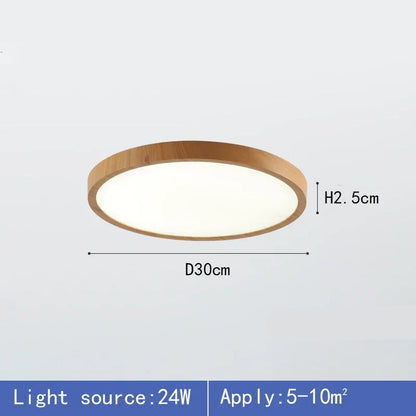 Bordini Wood Ceiling Light