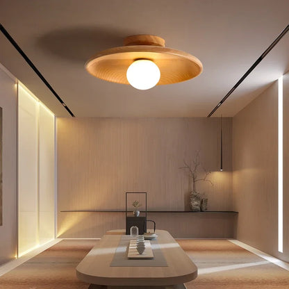 Savana Ceiling Light Wooden