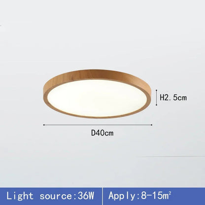 Bordini Wood Ceiling Light