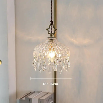 Vintage Crystal Pendant Light