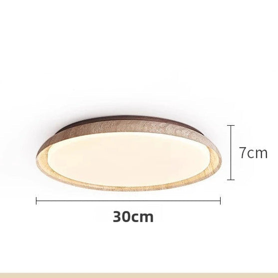 Melinas Travertine Stone Ceiling Light