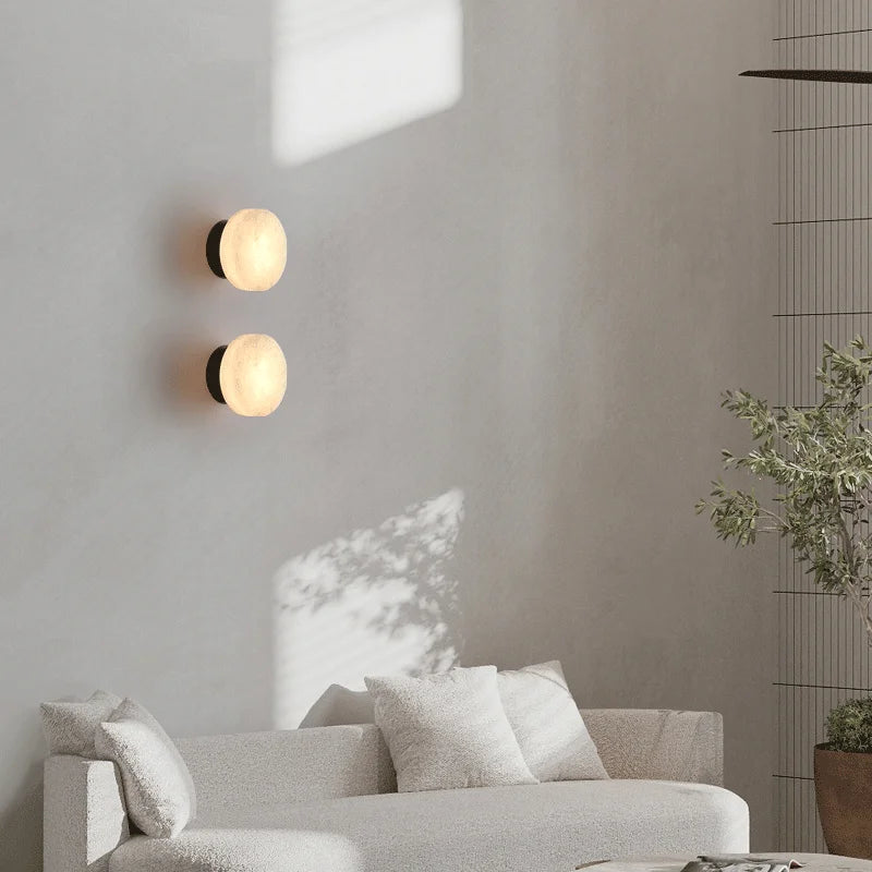 Petra Translucent Stone Wall Lamp