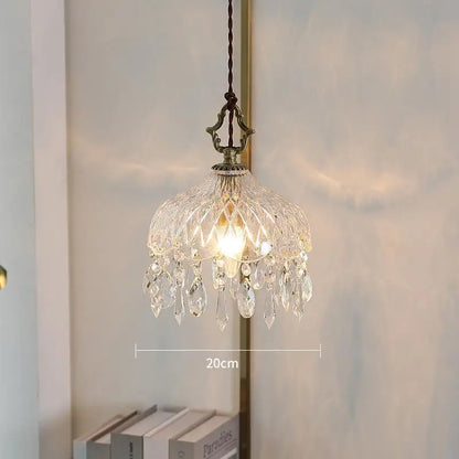 Vintage Crystal Pendant Light