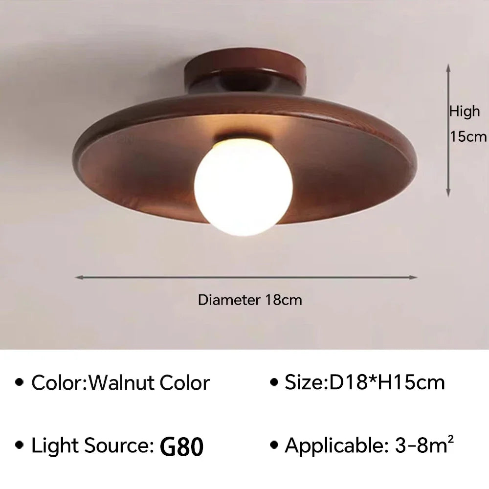 Savana Ceiling Light Wooden