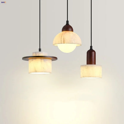 Translucent Onyx Stone Pendant Light