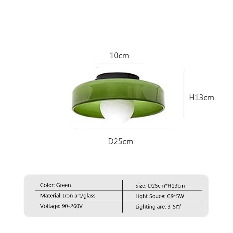 Solara Glass Ceiling Light