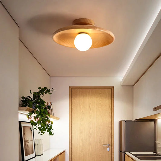 Savana Ceiling Light Wooden